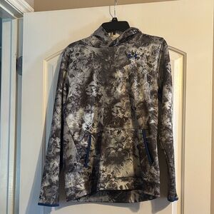 Under Armour Gray and Blue Camouflage Hoodie